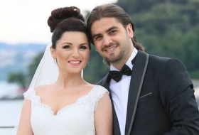 Azərbaycanlı mügənni türk futbolçu ilə evləndi - FOTOLAR
